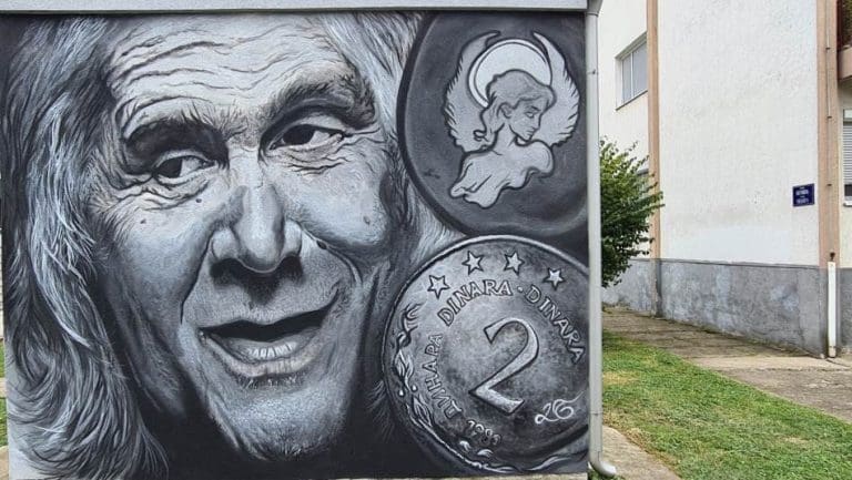 Bora Đorđević dobio mural u Doboju